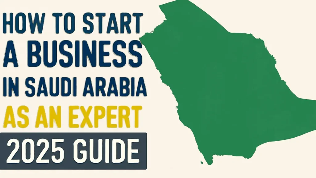 How to start a business in Saudi Arabia in 2025