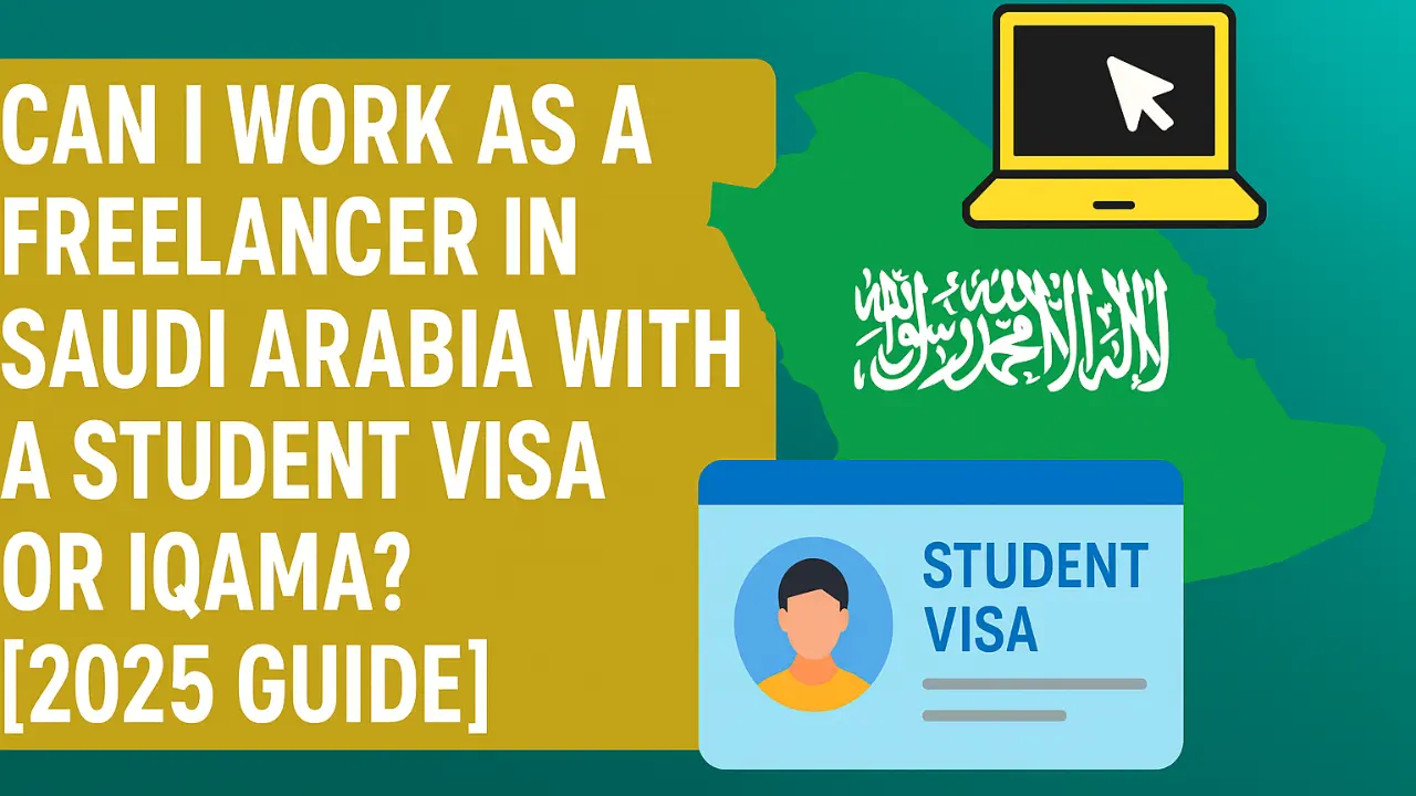 Can I Work as a Freelancer in Saudi Arabia With a Student Visa or Iqama? [2025 Guide]