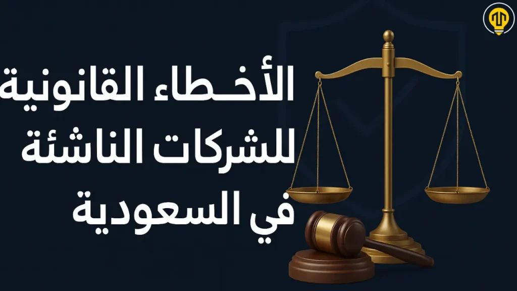 الأخطاء القانونية الشائعة التي تقع فيها الشركات الناشئة في السعودية وكيف تتجنبها