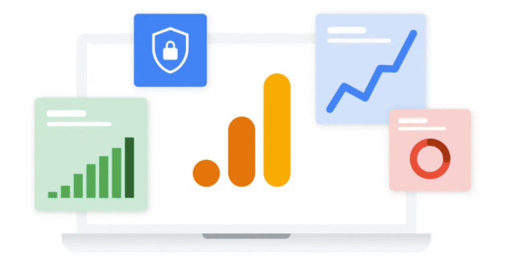 Local City Solution team analyzing website data using Google Analytics tools